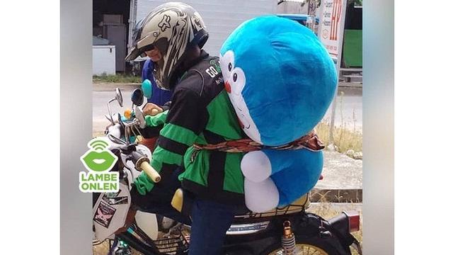 7 Potret Driver Ojek Online Bawa Barang Nyeleneh Ini Bikin Geleng Kepala