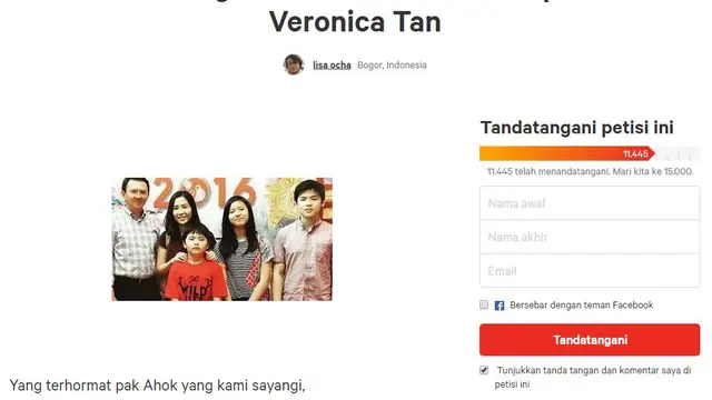 [Bintang] Netizen Banjiri Postingan Anak Ahok: Kenapa Ibumu Tega Banget?