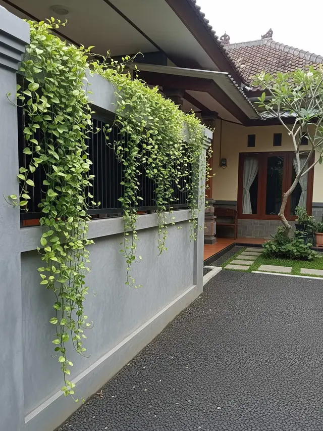 Model Pagar Rumah Tinggi yang Tetap Terlihat Elegan