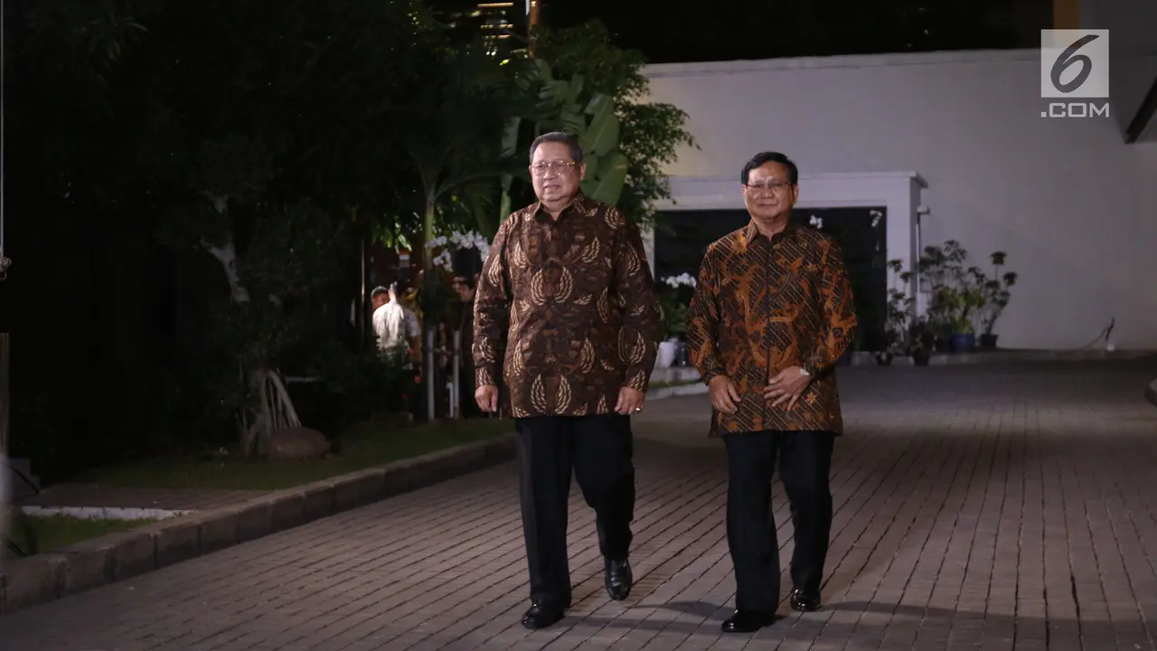 SBY Sambut Kehadiran Prabowo
