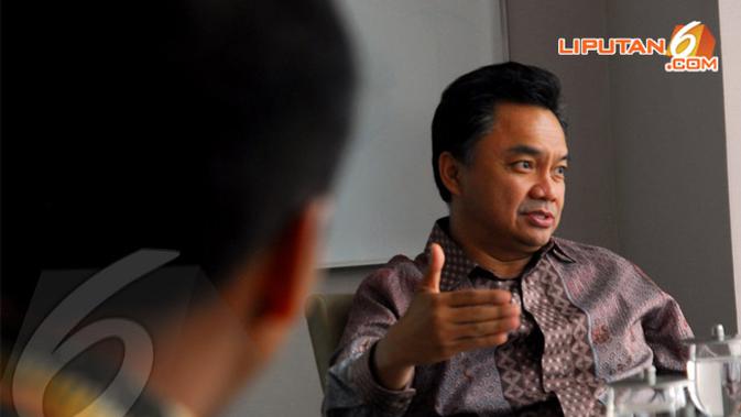 Dino Patti Djalal berbagi cerita dengan Liputan6.com tentang pencapresan dirinya melalui konvensi Partai Demokrat (Liputan6.com/ Miftahul Hayat).