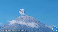 Gunung Semeru kembali erupsi pada Kamis (6/3/2025), pukul 07.06 WIB. (Liputan6.com/ Dok PVMBG)