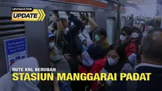Kontributor Liputan6.com, Ady Anugerahadi melaporkan secara langsung suasana di Stasiun Manggarai usai diterapkannya perubahan jalur KRL.