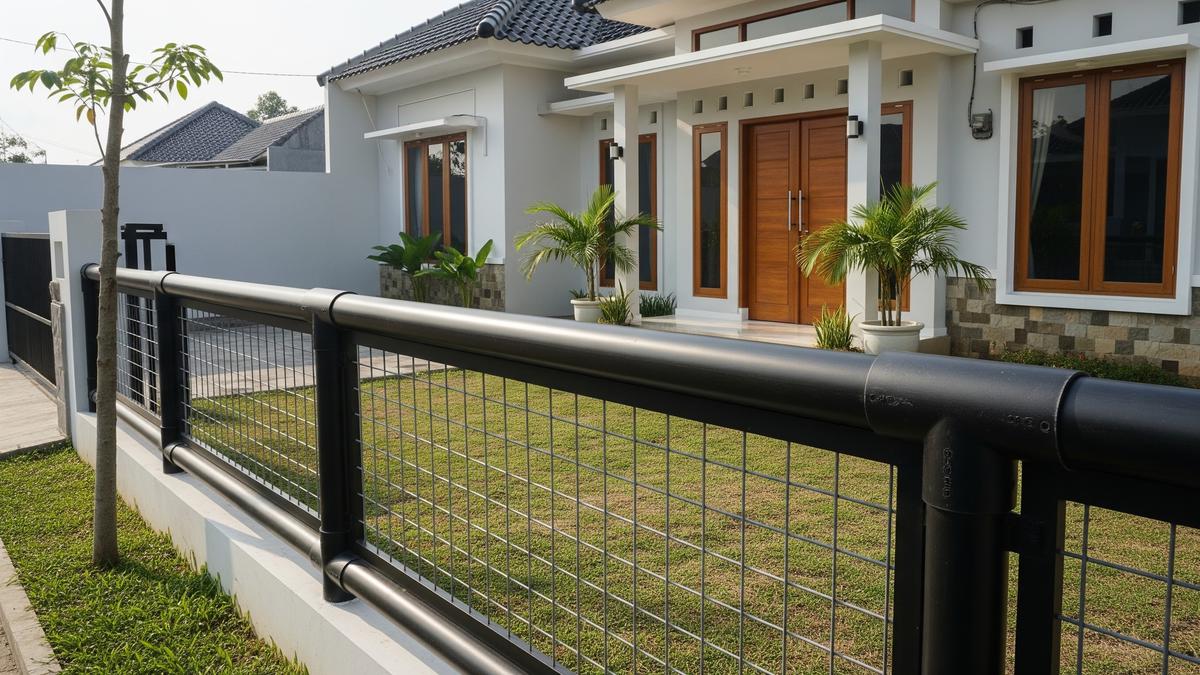 9 Model Pagar Rumah dari Pipa PVC yang Lagi Tren di Kampung, Hemat dan Estetik