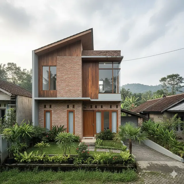 Ide Rumah Sederhana Modern di Kampung
