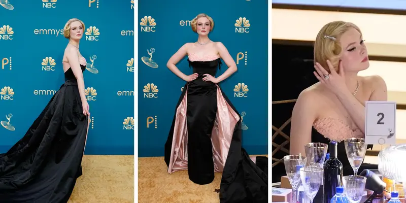 Pesona Elle Fanning di Emmy Awards 2022, Tampil Anggun dan Menawan