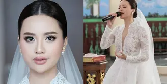 Lihat di sini beberapa potret makeup glowing Anggi Marito yang manglingi di hari pernikahannya.