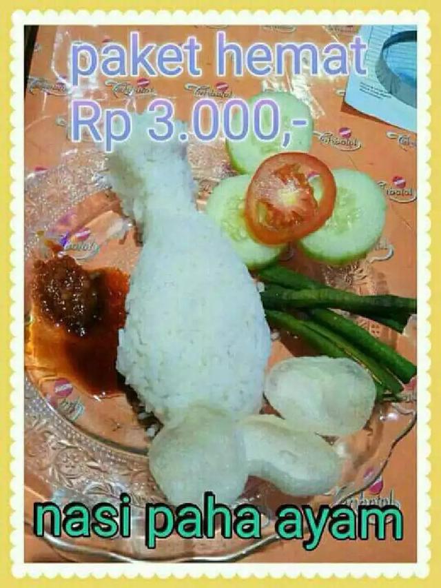 6 Potret Menu Paha Ayam Low Budget Ini Nyeleneh, Dagingnya Enggak Terasa