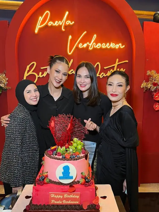 Geng Cendol saat acara Ulang tahun. [@tya_ariestya]