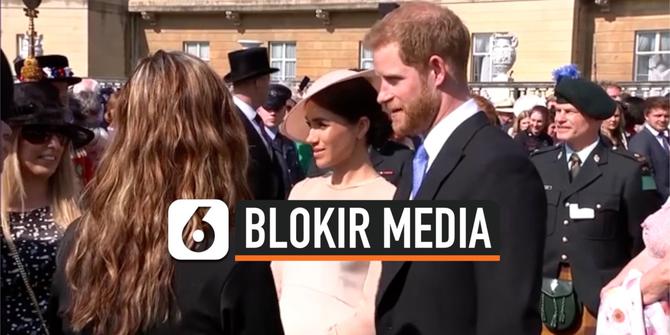 VIDEO: Pangeran Harry-Meghan Markle Blokir 4 Tabloid Besar Inggris