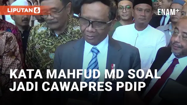 Digoda PDIP Jadi Cawapres, Mahfud MD: Goda-goda Saja