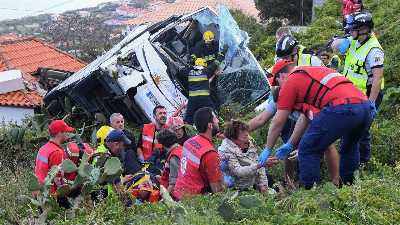 Kecelakaan bus pariwisata di Portugal, 28 orang tewas (AFP/Rui SIlva)