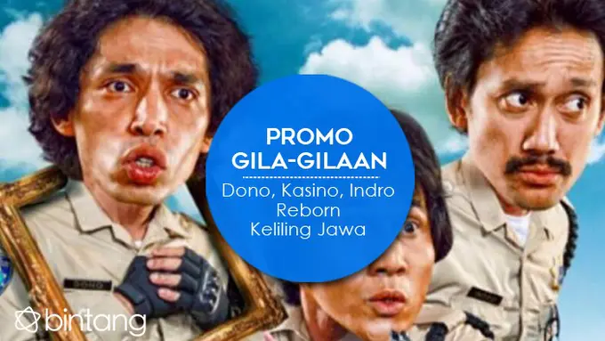 [Bintang] Promo Gila-gilaan Dono, Kasino, Indro Reborn Keliling Jawa