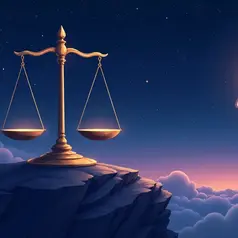 logo ramalan zodiak libra (sumber: AI generated)