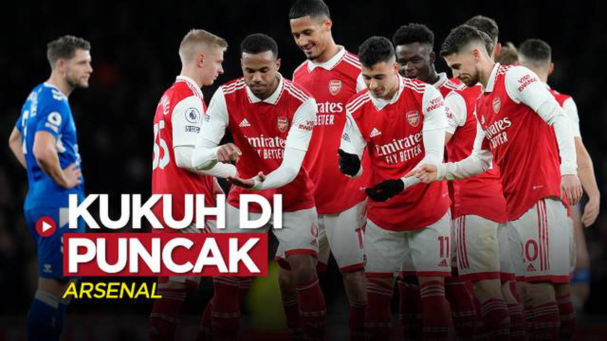 MOTION GRAFIS Klasemen Liga Inggris Hingga Pekan 25, Arsenal Masih