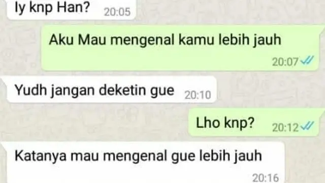 8 Chat Netizen Gagal Romantis ke Gebetan Ini Kocak, Bikin Senyum Tipis