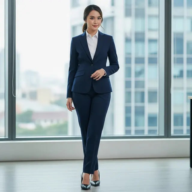 Model Baju Kerja Wanita Setelan Celana Panjang