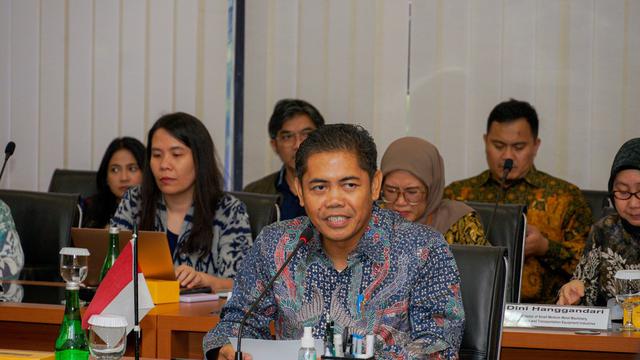 Sekretaris Jenderal Kementerian Perindustrian Eko SA Cahyanto bertemu Vice Minister of Industry and Information Technology RRT Wang Jiangping di kantor Kementerian Perindustrian, Rabu (25/9/2024). (Dok Kemenperin)