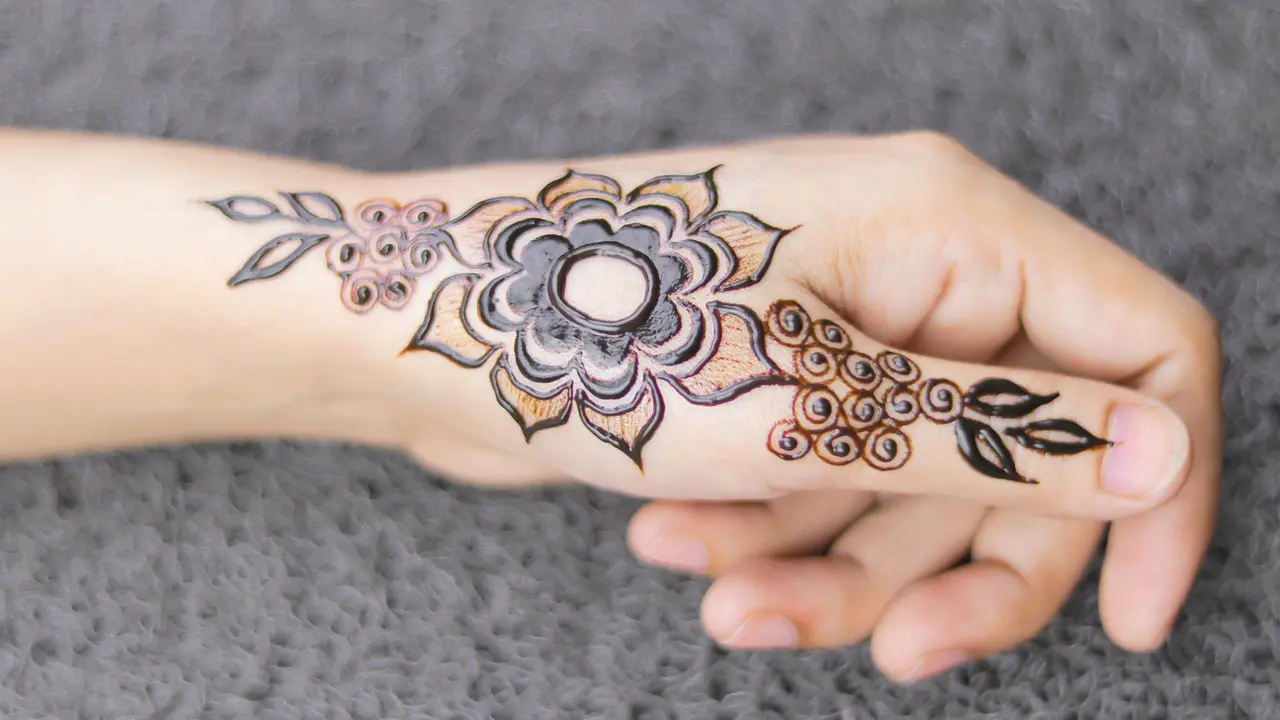 ilustrasi henna