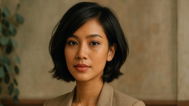 8 Model Rambut untuk Wajah dengan Dagu Runcing, Inspirasi yang Bikin ...