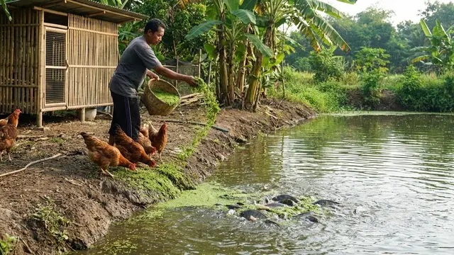 Pakan Ternak yang Bisa untuk Ayam Sekaligus Ikan