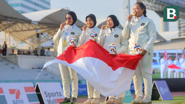 Foto: Dua Medali Emas SEA Games 2025 Diananda Choirunisa untuk Anak Keduanya