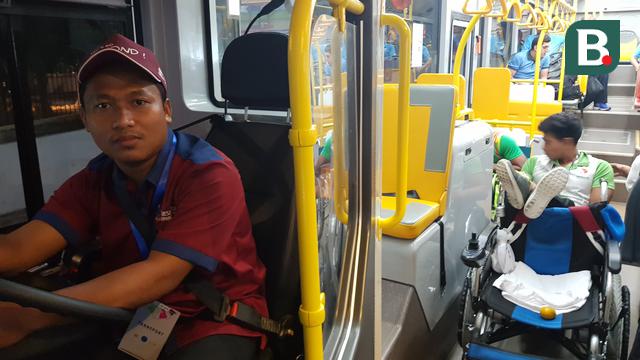 Shuttle Bus Atlet Asian Para Games 2018