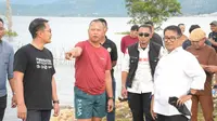 Pj Gubernur Sulbar Akmal Malik bersama unsur Forkopimda meninjau lokasi penanaman mangrove (Foto: Liputan6.com/Istimewa)