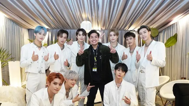 7 Momen Jerome Polin dan Jessica Jane Bertemu NCT 127, Bikin Konten Bareng