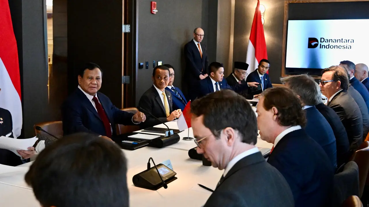 Presiden Prabowo Subianto bertemu dengan 12 pimpinan perusahaan investasi global disela-sela kunjungan kerja di Washington DC, Amerika Serikat (AS).