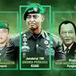 Banner Infografis Komandan-Komandan Baru TNI AD. (Liputan6.com/Abdillah)