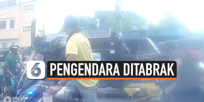 VIDEO: Ngeri, Rekaman Truk Tabrak Para Pengendara di Lampu Merah