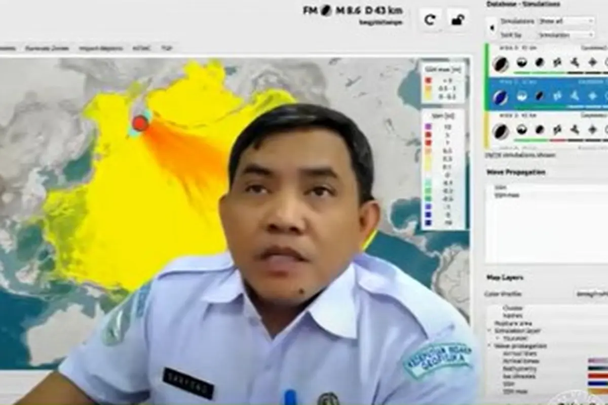 Direktur Gempa Bumi dan Tsunami BMKG, Daryono dalam konferensi pers Rabu, 30 Juli 2025 mengungkapkan 10 wilayah di Indonesia yang berpotensi tsunami.