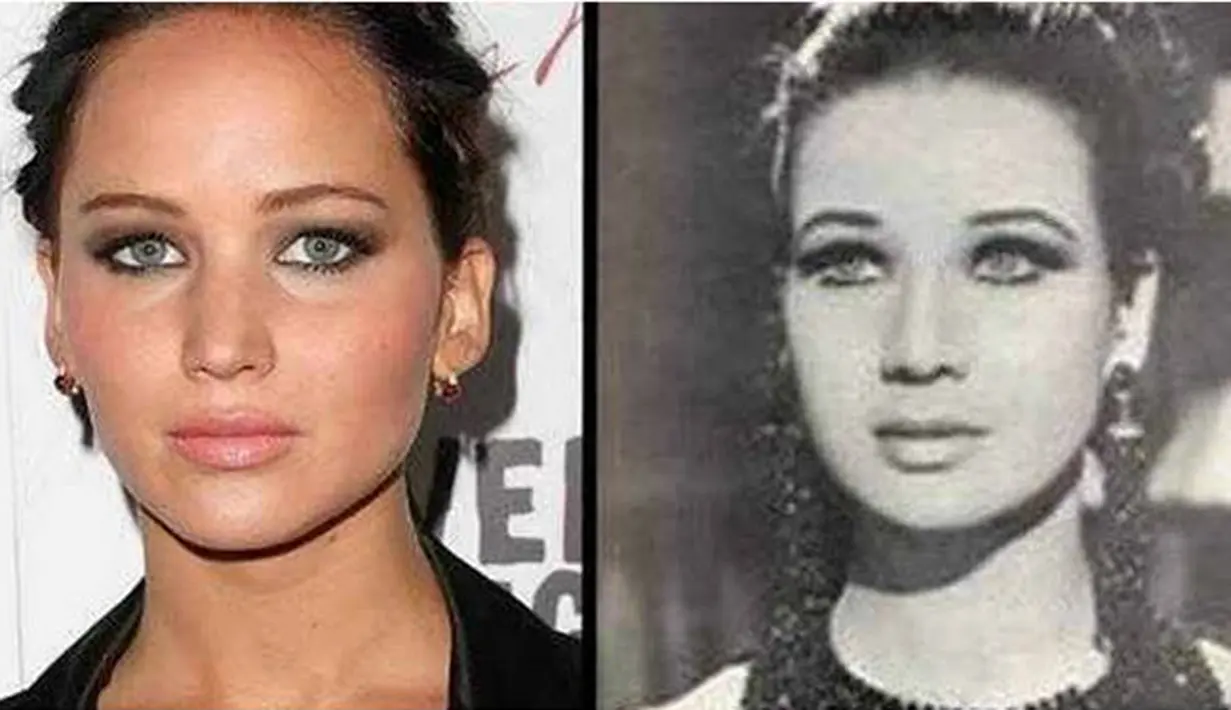 Jennifer Lawrence dan Zubaida Tharwat. (via diply.com)