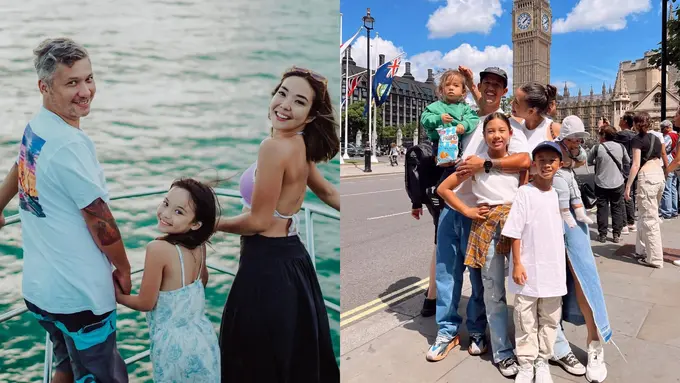 Selebriti liburan bersama anak