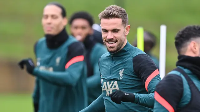 Intip Latihan Liverpool Jelang Lawan Benfica di Perempat Final Liga Champions