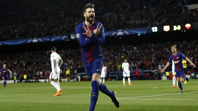Pencetak Gol Kemenangan, Liga Champions 2017-2018
