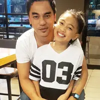 Enda Ungu dan sang putri, Zara Leola. (Instagram/mr_enda_ungu)