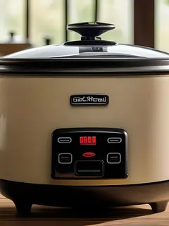 Ilustrasi rice cooker (Foto By AI)