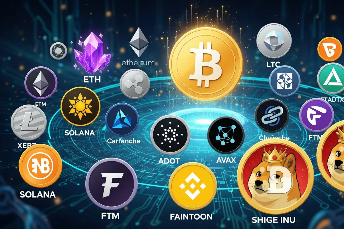 Aset kripto Bitcoin, Altcoin, hingga Meme Coin. (Ilustrasi By AI)
