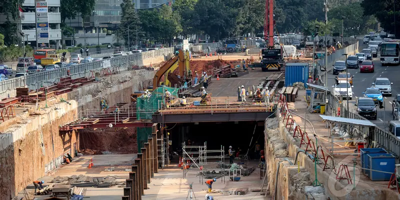 Pembangunan Jalur Bawah Tanah MRT Jakarta