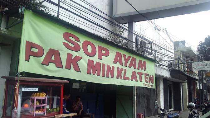 Kedai Sop Ayam Pak Min Klaten (Sumber Foto: korneliusginting.web.id)