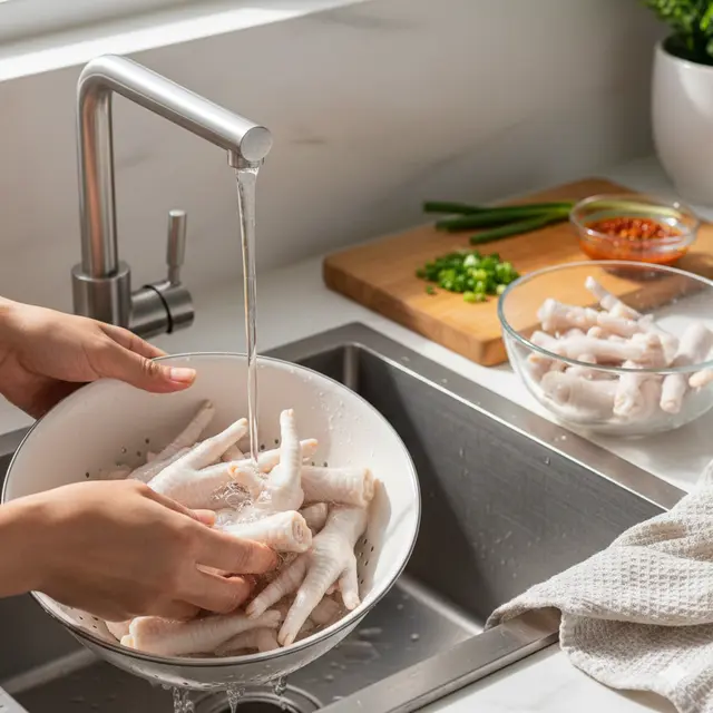 Cara Menghilangkan Tulang Ceker Ayam (Foto: Gemini AI)