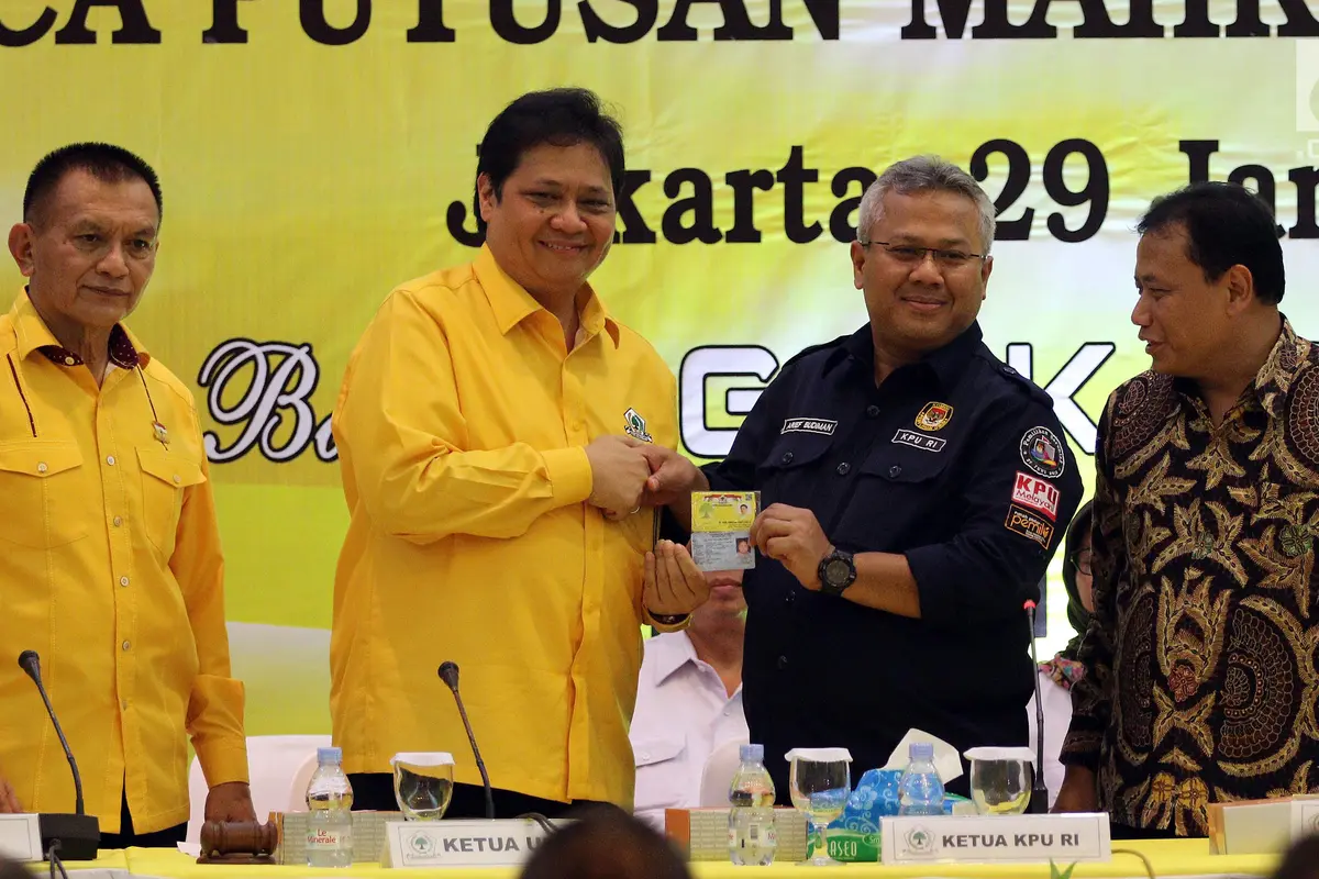 Dibonceng Polisi, Ketua KPU Verifikasi Faktual Partai Golkar