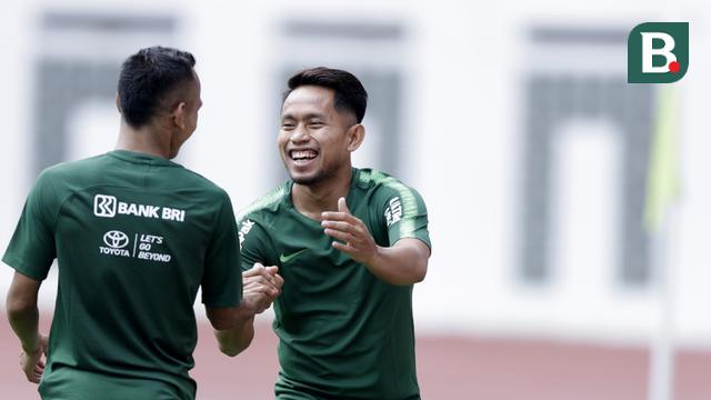 Piala AFF 2018: Latihan Timnas Indonesia