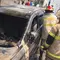 Sebuah Mobil Jadi Korban Bakar Sampah Sembarang