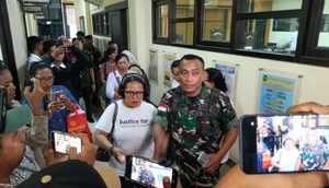 Ayah Prada Lucky Namo, Pelda Chrestian Namo. (Liputan6.com/Ola Keda)