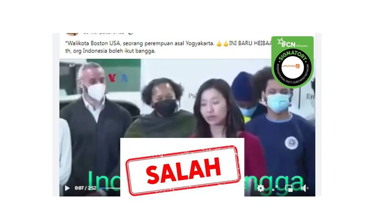 Cek Fakta Walikota Boston asal Yogyakarta