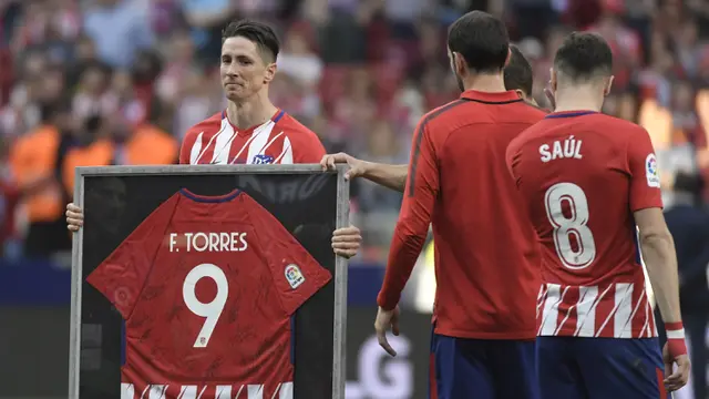 FOTO: Perpisahan Manis Fernando Torres dengan Atletico Madrid