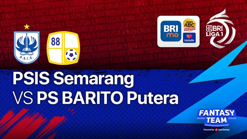 Jadwal BRI Liga 1 Kamis, 10 Februari : PSIS Semarang Vs PS Barito Putera di Vidio